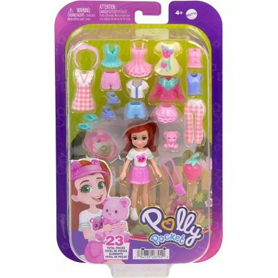 Polly Pocket Zestaw modowy z lalką i akcesoriami JCB22