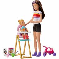 Barbie - Opiekunka dziecięca Zestaw do karmienia GHV87