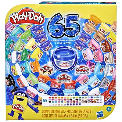 Hasbro - Ciastolina Play-Doh Zestaw urodzinowy 65 kolorów F1528