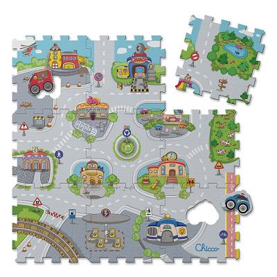 Chicco - Miękka mata Puzzle Miasto 71630