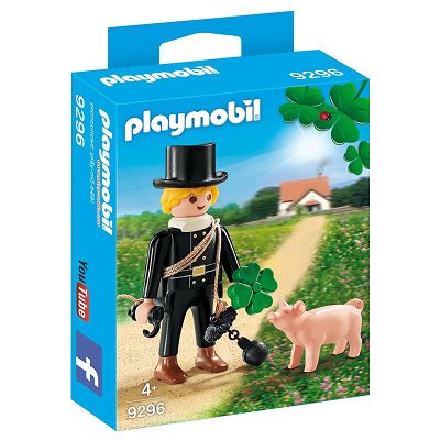 Playmobil Kominiarz z koniczyną i prisiaczkiem 9296