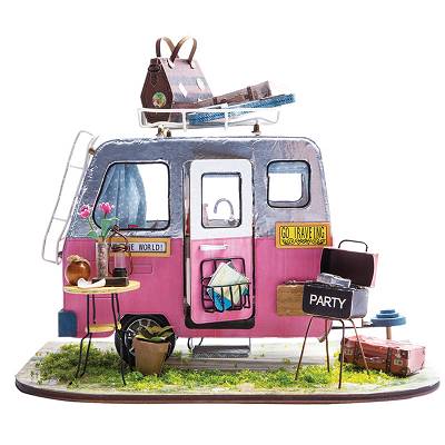 Colorino - Zestaw modelarski Miniaturowy domek Happy Camper 37213