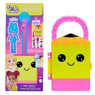 Polly Pocket Przenośna moda z lalką Polly Pocket Zestaw w walizce HTV04