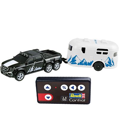 Revell RC - Mini RC Car Pickup z przyczepą campingową 2,4GHz 23566