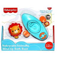 Fisher Price Nakręcana łódeczka z Lwem CFGMBT003A