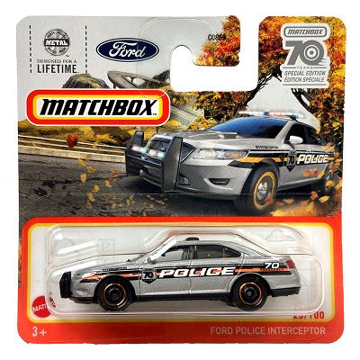 Matchbox - Samochód Ford Police Interceptor HLD04 C0859