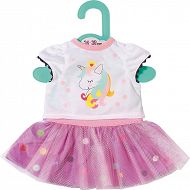 BABY born Dolly Moda - Koszulka z jednorożcem i spódniczka Dla lalki 36 cm 870563