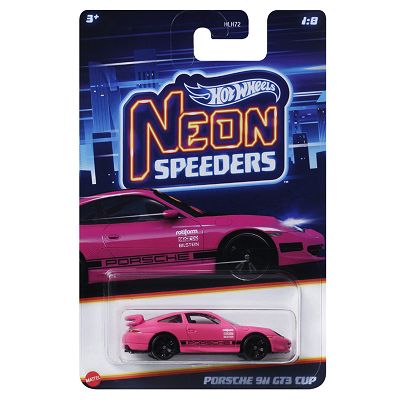 Hot Wheels Neon Speeders Porsche 911 GT3 Cup HRW75