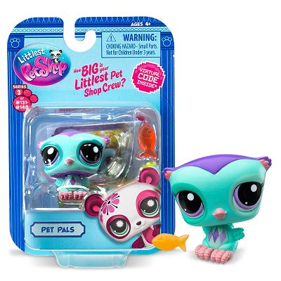 Littlest Pet Shop seria 3 Zwierzątko Nr 137 Sowa 00523
