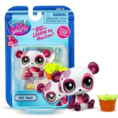 Littlest Pet Shop seria 3 Zwierzątko Nr 131 Panda 00523