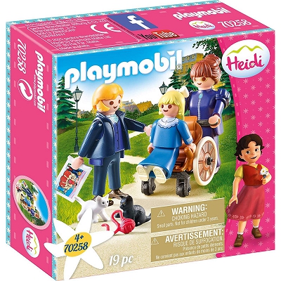Playmobil - Klara z tatą i panną Rottenmeier 70258