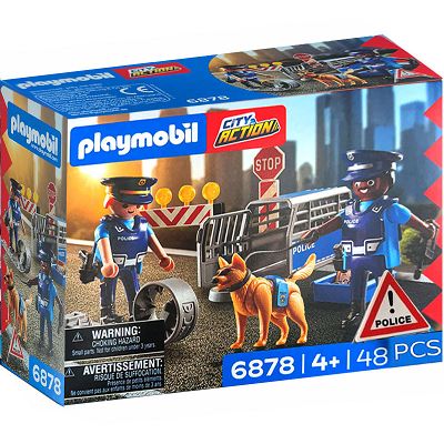 Playmobil City Action Blokada Policyjna 6878
