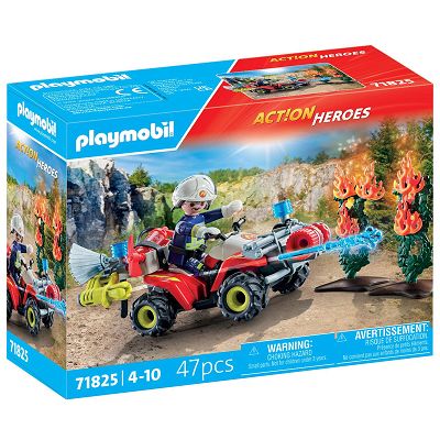 Playmobil City Action Quad straży pożarnej w akcji 71825