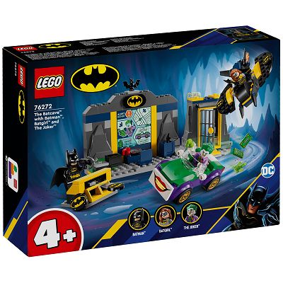 LEGO DC Comics Super Heroes - Jaskinia Batmana z Batmanem, Batgirl i Jokerem 76272