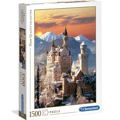 Clementoni Puzzle High Quality Zamek w Neuschwanstein 1500 el. 31925