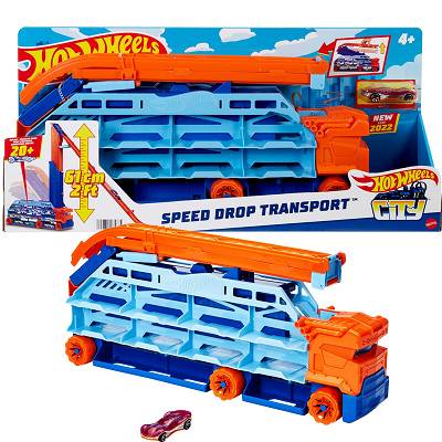 Hot Wheels City - Transporter Epicki zjazd 2w1 HDY92