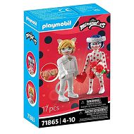 Playmobil Miraculous Ślubne marzenie Biedronki i Czarnego Kota 71865