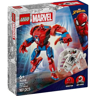 LEGO Marvel Super Heroes Mech Spider-Mana kontra Anti-Venom 76308