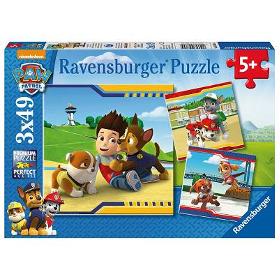 Ravensburger - Puzzle Psi Patrol Najlepsi przyjaciele 3 x 49 elem. 093694