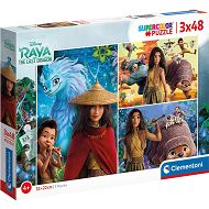 Clementoni Puzzle Disney Raya 3 x 48 el. 25259