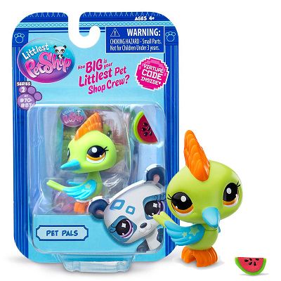 Littlest Pet Shop seria 2 Zwierzątko Nr 75 Dzięcioł LPS00522