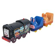 Fisher Price - Motorized Pociąg Karnawałowy Diesel z wagonikami HNN08