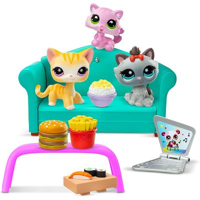 Littlest Pet Shop 3 seria Zestaw Podwieczorek Kotów 00636
