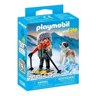 Playmobil my Life Narciarz z bernardynem 71741