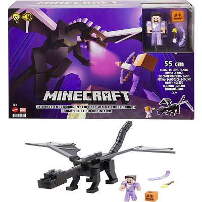 Minecraft Ultimate Ender Dragon Potężny Smok Kresu 55cm. GYR76