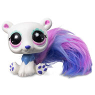 Littlest Pet Shop seria 6 Zwierzątko Nr 491 Fuzzy Pet Niedźwiadek Polarny 01166