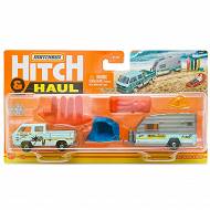 Matchbox - Hitch & Haul Volkswagen Transporter Crew Cab z przyczepą kempingową GMW60