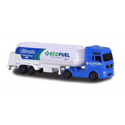 Majorette Trailer - Samochód ciężarowy MAN z naczepą Cysterna EcoFuel 2053150