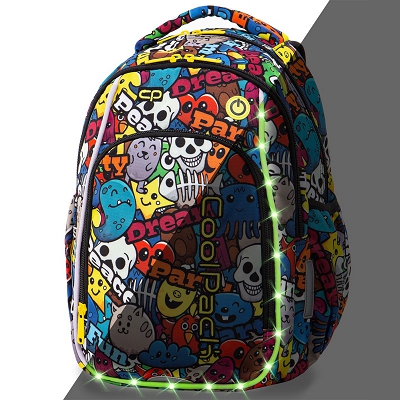 CoolPack - STRIKE S Plecak młodzieżowy LED Cartoon 18200