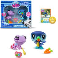 Littlest Pet Shop - 2-pak Zwierzątek Artyści Tukan i Kameleon LPS00525