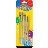 Colorino - Pędzelki szkolne 6 szt 89415