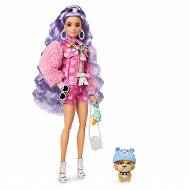 Barbie Extra Moda - Lalka  #6 z dodatkami GXF08