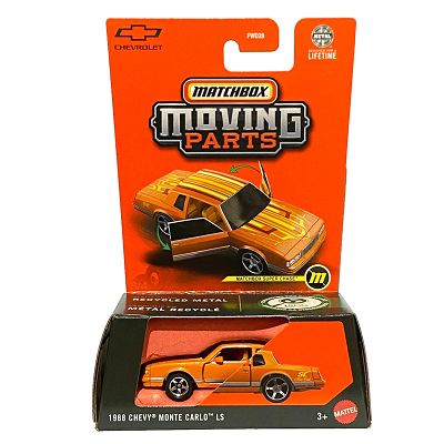 Matchbox Moving Parts - 1988 Chevy Monte Carlo LS Super Chase JBX04