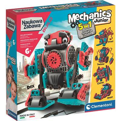 Clementoni Naukowa Zabawa Mechanics Junior Roboty 50719