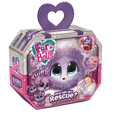 Fur Balls Pluszak Lilac Fioletowy 635F