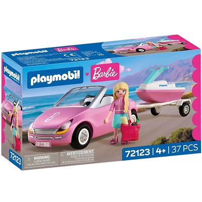 Playmobil x Barbie Kabriolet ze skuterem wodnym 72123