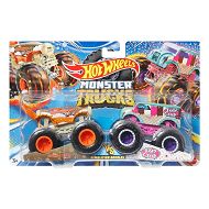 Hot Wheels - Monster Trucks 2pak Carbonator vs  I Bad Scoop HNX27 FYJ64