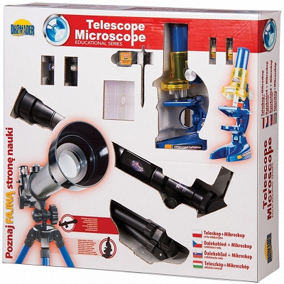 Dromader - Zestaw edukacyjny Teleskop + Mikroskop 00838