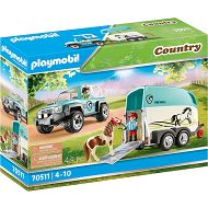 Playmobil Samochód z przyczepą dla kucyka 70511