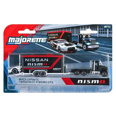 Majorette Racing Deluxe Trailer - Mack Granite z przyczepą i Nissan GT-R Nismo GT3 2003001