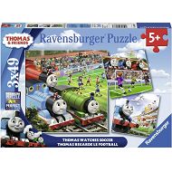 Ravensburger - Puzzle Tomek i przyjaciele mecz 3x49 elem. 080373