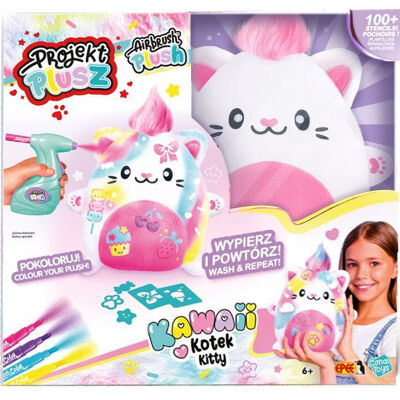 Epee Projekt Plusz Kotek Kitty Kawaii do ozdabiania Airbrush Plush 60788