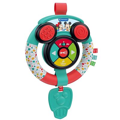 Clementoni Disney Baby Miękka Kierownica interaktywna z funkcją zawieszki 17557