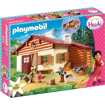 Playmobil - Heidi z dziadkiem w górskiej chacie 70253