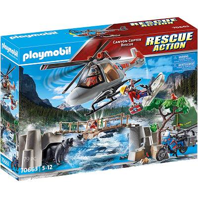Playmobil - Misja śmigłowca w kanionie 70663