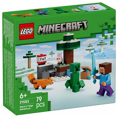 LEGO Minecraft Przygoda Steve’a w tajdze 21583